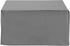 Waterproof Gray Square Ottoman and Outdoor Table Cover for Patio Furniture