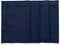 Solino Home Navy Placemats Set of 4, Cotton Linen Hemstitch Placemats 14 x 19 Inch for Summer, Fall