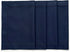 Solino Home Navy Placemats Set of 4, Cotton Linen Hemstitch Placemats 14 x 19 Inch for Summer, Fall