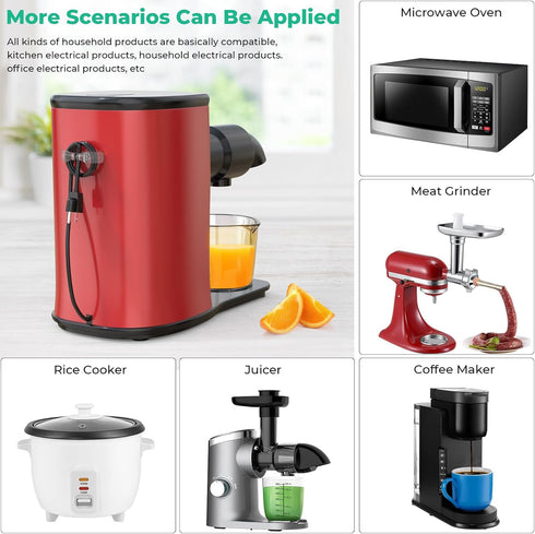 Cord Organizer for Appliances, Kitchen Gadgets for Kitchenaid Stand Mixers, Coffee Maker, Pressure Cooker, 8 Pcs