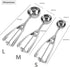 Ice Cream Scoop, 3Pcs Cookie Scoop Set, Stainless Steel Ice Cream Scooper with Trigger Release, Large/Medium/Small Cookie Scooper for Baking, Cookie Scoops for Baking Set of 3 (3pcs/set)