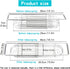 304stainless 14in-18in) YQh Retractable Sink Drain Rack, Steel Expandable Sink Storage Rack, Adjustabl Kitchen Sponge