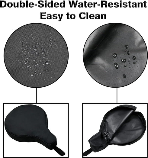DOKSMERIA Cast Iron Camping Skillet Bag for 8/10/12In Skillets, Lightweight Water Resistant Frying Pan Bag, Black