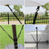 Wind Stabilizer Straps for Large Outdoor Umbrella, Adjustable and Reusable Cantilever Parasol Straps