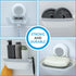 SlipX Solutions Patented On The Dot Power Lock Suction Cup Hook, Razor Holder & Phone Cradle for Shower & Mirror, 2 Pack