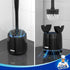 MR.SIGA Toilet Bowl Brush and Holder, Premium Quality Black, Durable Bristles with Solid Handle, 1 Pack