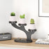 3 Bamboo Tabletop Plant Stand Indoor, Tier Wood Desktop Small Plant Shelf Window Sill Flower Holder Mini Tiered Plant