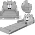 Kids Sofa Bed with Removable Washable Cover & Magic-Tape Backrest Foldable Toddler