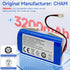 Replacement Shark RVBAT850 Battery for Shark Ion R75, R85, RV850, 3200mAh 14.4v/14.8v (2-Prong connector)