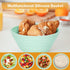 Silicone Banneton Sourdough Bread Baskets (Set of 6, 5 Inch), Round Proofing Bowls with Starter Kit, Baking Supplies