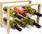 Mind Reader Wine Rack Kitchen Decor Countertop Organizer Storage Acrylic 14" L x 8" W x 10.5" H Brown