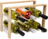 Mind Reader Wine Rack Kitchen Decor Countertop Organizer Storage Acrylic 14" L x 8" W x 10.5" H Brown