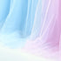 Suppromo 6ft Pink and Blue Tulle Table Skirt for Gender Reveal Baby Shower Party Decorations