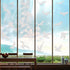 Boao Large Size Anti-Collision Window Clings, Translucent/Dusted Bird Deterrent for Doors, Windows & Glass