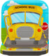 Blue Orchards School Bus Value Party Supplies Pack - 60 Pieces for 16 Guests, Birthday Plates and Napkins