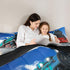 Sets 3D Set Sets 2 Erosebridal Train Comforter Full Size,Boys Steam Engine Bedding Rail Vehicles Duvet for Kids