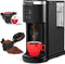 Electactic Single Serve Coffee Maker, 2 in 1 Kcup Pod & Ground