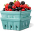 ONEMORE Berry Basket Ceramic Berry Bowls with Holes Square Fruit Bowl Berry