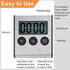 Kitchen Timer, Digital Magnetic Countdown Timer with Loud Alarm for Cooking, Baking, Sports Games