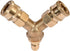 xiangxu Pressure Washer Tee, 3/8 Inch Fitting Splitter Coupler to Connect Two Guns to One Power Washer, 4.0 GPM