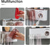 2 iHave Toothbrush Holders Bathroom Decor with Toothpaste Dispenser, Cups Toothbrush Holder Wall Mounted Bathroom