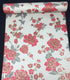 Moyishi Vintage Floral Flower Paper Peel & Stick Shelf Liner - Dresser Drawer Sticker, 17.7''x78.7'' Red