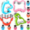 Sandwich Cutter Set, 13 Pack Fruit Cutters for Kids Lunch, Butterfly Dinosaur Unicorn Mousehead Food Shaped Cookie