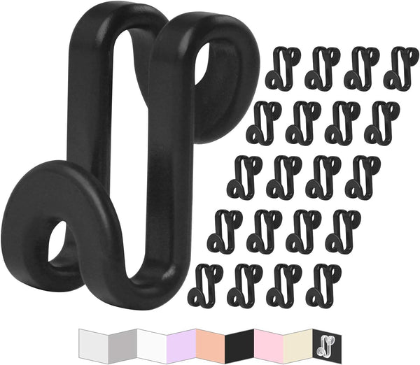 Clothes Hanger Connector Hooks, Mini Cascading Hanger Hooks for Velvet Huggable Hangers, Heavy Duty Space Saving, 60