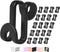 Clothes Hanger Connector Hooks, Mini Cascading Hanger Hooks for Velvet Huggable Hangers, Heavy Duty Space Saving, 60