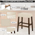 Counter A,2 Pack NeColorLife Rectangle Stool Covers,Stretch Waterproof Saddle Seat Covers for Height and Kitchen Island