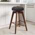 OnlyGray-Black,12" (30cm) baibu Stool Covers Round, Super Soft Round Bar Stool Cushion Covers Seat Cushion - One