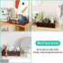 Coffee Station Organizer for Countertop - Wooden Coffee Bar with Removable Dividers, Farmhouse Coffee Pod Holder Basket