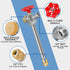 12inch 1/2" 3/4 Inch Boltigen Anti-Siphon Frost Free Sillcock, No Lead Brass Frost Proof Outdoor Faucet Bib