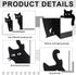 Set 2 Geelin Peeping Cat Bookends of Metal Book Ends for Shelves Bookshelf Home Office Desk Bookshelf Decor Gift