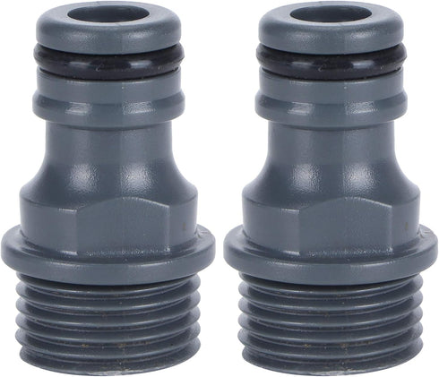 Zerodis 2Pcs Parts Connectors, Thread Telescopic Quick Connector Nipple for Garden Hose Tap Adapter