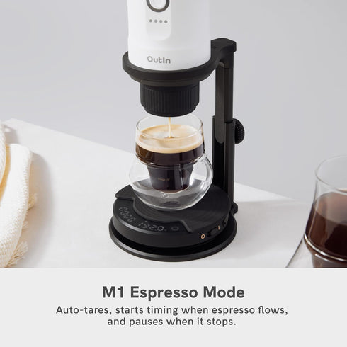 2kg/0.1g OutIn Claro Portable Coffee Scale, Espresso Scale Accurate Measurement, Pour Over Coffee Scale Multiple Modes