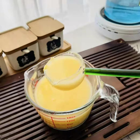 Clear Glass Stirring Spoons, Transparent Crystal Teaspoons, Mixing Spoon for Milk, Cocktail, Ice Cream Scoop
