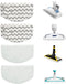 1940A Steam Mop Pads Washable for Bissell Powerfresh Replacement Steam Cleaner Pads