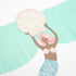 Meri Meri Mermaid Fringe Party Banner (Pack of 2), 8.5' Party Garland for Mermaid Party Decorations