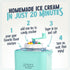 Nostalgia Electric Ice Cream Maker, Old Fashioned Soft Serve Machine, Aqua - 2 Quart