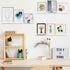 CECOLIC 4 Pack 15'' Clear Acrylic Floating Shelves for Wall, Plastic Wall Mounted Display Shelf Kids Bookshelf