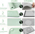 Countertop Silicone Pastry Mat, Non Slip Dough Mat with Measurements and Raised Edges, Food Grade Silicone Baking Mat