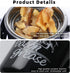 Ceramic Bacon Grease Keeper with Strainer - Kitchen Storage Solution