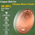 HAEZU Feeder|4-inch Diameter,0.6mm Thick|99.99% 4 Copper Disk for Chicken Water Pure Copper Disc|Automatic Chicken