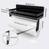 2 Pack 2 Paper Towel Holder Fridge Magnetic with Shelf - Paper Towel Holder Without Drilling + Magnet Spice Racks