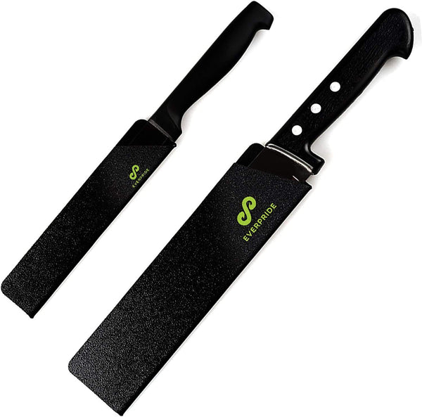 EVERPRIDE 2-Piece Chef Knife Guard Set, Universal Blade Edge Cover Sheaths for Kitchen Knives