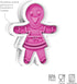 Tovolo Gingerbread Girls Templates Reverse, Set of 6 Cookie Stamps with Cutter, Dishwasher Safe