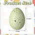 16 2.4 SiliFine Pcs Easter Speckled Eggs in Plastic Speckled Eggs Bowl and Vase Filler for DIY Spring Displays