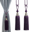 Melodieux Decorative Curtain Tiebacks, Antique Tassels Holdbacks for Home Office Windows Drapery Fasteners, Set of 2