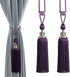 Melodieux Decorative Curtain Tiebacks, Antique Tassels Holdbacks for Home Office Windows Drapery Fasteners, Set of 2